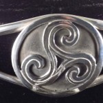 Celtic Triskele Knot Cuff Bracelet